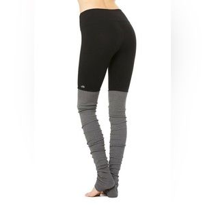 ALO Yoga Goddess Legging Gray Black Large